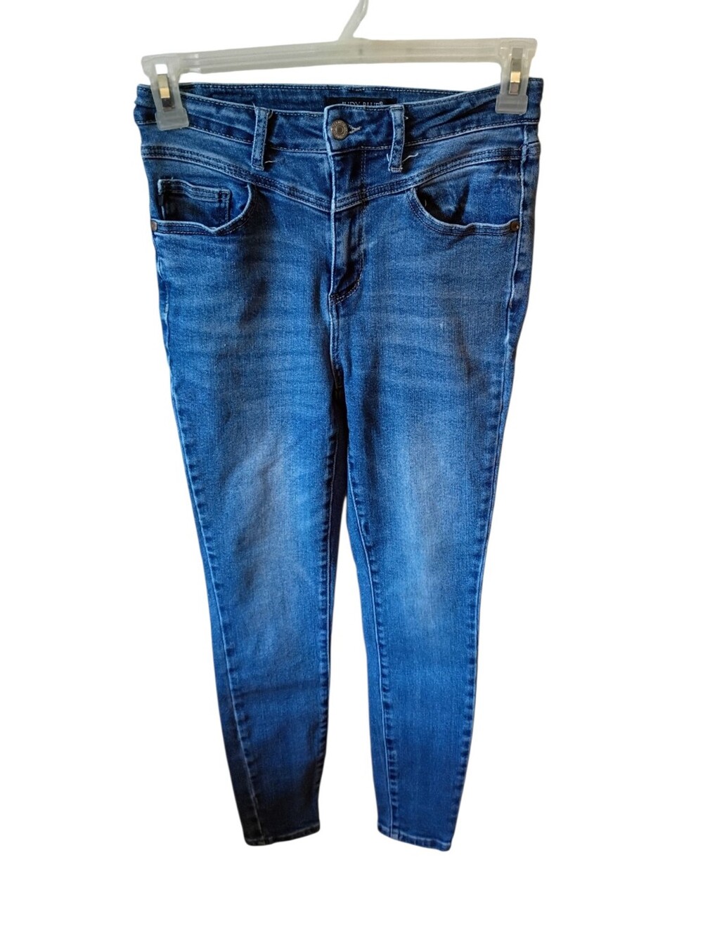 Judy Blue "Yoked And Stoked" High-Rise Skinny Jeans Size 5/27 EUC